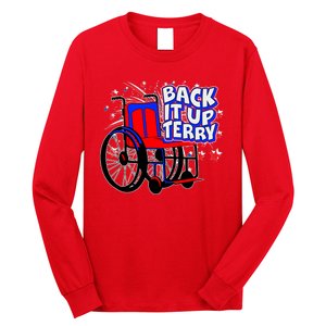 Back It Up Terry Fireworks Wheelchair Long Sleeve Shirt