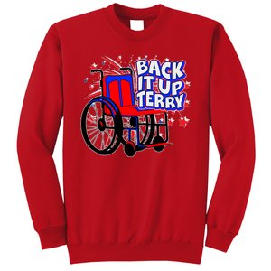 Back It Up Terry Fireworks Wheelchair Sweatshirt