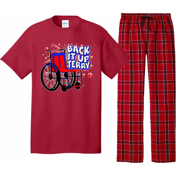 Back It Up Terry Fireworks Wheelchair Pajama Set