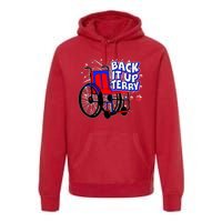 Back It Up Terry Fireworks Wheelchair Premium Hoodie