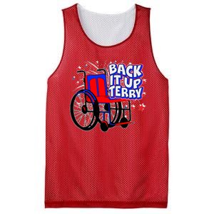 Back It Up Terry Fireworks Wheelchair Mesh Reversible Basketball Jersey Tank