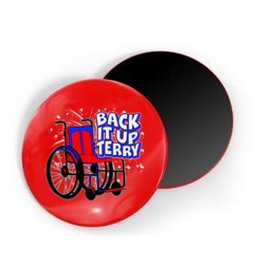 Back It Up Terry Fireworks Wheelchair Magnet