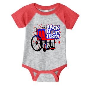 Back It Up Terry Fireworks Wheelchair Infant Baby Jersey Bodysuit