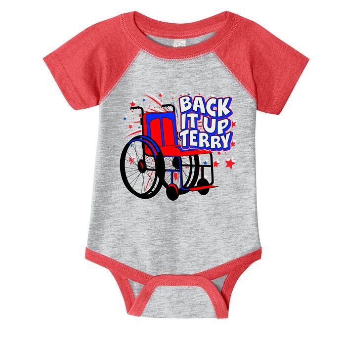 Back It Up Terry Fireworks Wheelchair Infant Baby Jersey Bodysuit