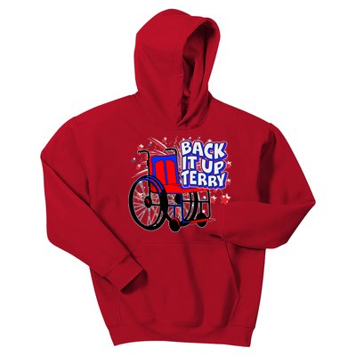 Back It Up Terry Fireworks Wheelchair Kids Hoodie