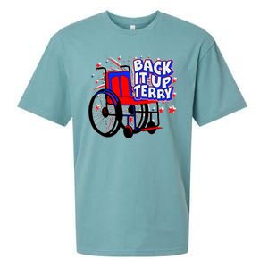 Back It Up Terry Fireworks Wheelchair Sueded Cloud Jersey T-Shirt