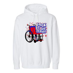 Back It Up Terry Fireworks Wheelchair Garment-Dyed Fleece Hoodie