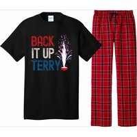 Back It Up Terry 4th Of July Funny Back It Up Terry Pajama Set