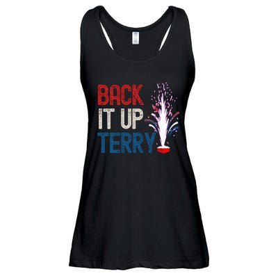 Back It Up Terry 4th Of July Funny Back It Up Terry Ladies Essential Flowy Tank