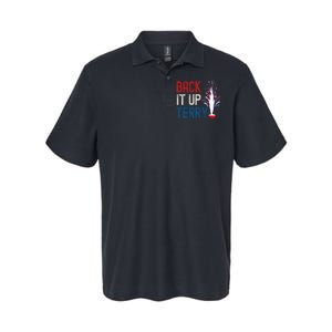 Back It Up Terry 4th Of July Funny Back It Up Terry Softstyle Adult Sport Polo