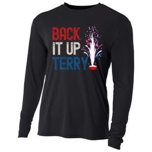 Back It Up Terry 4th Of July Funny Back It Up Terry Cooling Performance Long Sleeve Crew