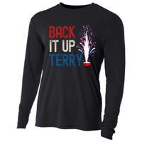 Back It Up Terry 4th Of July Funny Back It Up Terry Cooling Performance Long Sleeve Crew