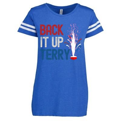 Back It Up Terry 4th Of July Funny Back It Up Terry Enza Ladies Jersey Football T-Shirt