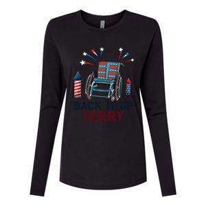 Back It Up Terry 4th Of July Gift Womens Cotton Relaxed Long Sleeve T-Shirt