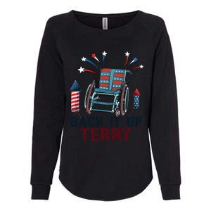 Back It Up Terry 4th Of July Gift Womens California Wash Sweatshirt