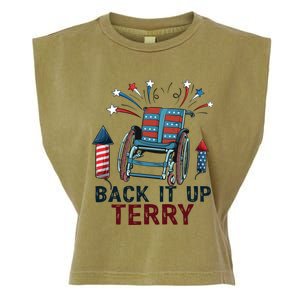 Back It Up Terry 4th Of July Gift Garment-Dyed Women's Muscle Tee