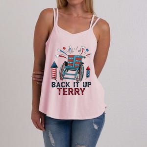 Back It Up Terry 4th Of July Gift Women's Strappy Tank