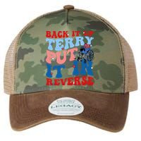 Back It Up Terry Put It In Reverse Funny 4th Of July Legacy Tie Dye Trucker Hat
