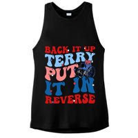 Back It Up Terry Put It In Reverse Funny 4th Of July Ladies PosiCharge Tri-Blend Wicking Tank