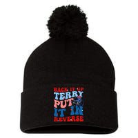 Back It Up Terry Put It In Reverse Funny 4th Of July Pom Pom 12in Knit Beanie