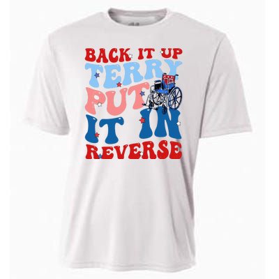 Back It Up Terry Put It In Reverse Funny 4th Of July Cooling Performance Crew T-Shirt