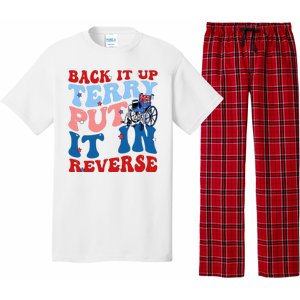 Back It Up Terry Put It In Reverse Funny 4th Of July Pajama Set