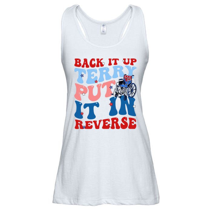 Back It Up Terry Put It In Reverse Funny 4th Of July Ladies Essential Flowy Tank