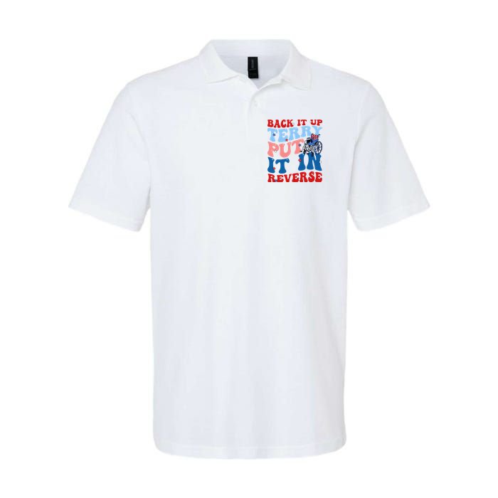 Back It Up Terry Put It In Reverse Funny 4th Of July Polo