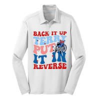 Back It Up Terry Put It In Reverse Funny 4th Of July Silk Touch Performance Long Sleeve Polo