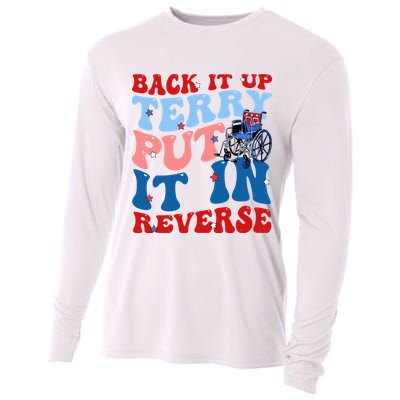 Back It Up Terry Put It In Reverse Funny 4th Of July Cooling Performance Long Sleeve Crew