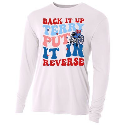 Back It Up Terry Put It In Reverse Funny 4th Of July Cooling Performance Long Sleeve Crew