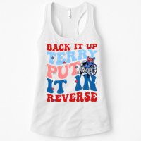 Back It Up Terry Put It In Reverse Funny 4th Of July Womens Tank Top