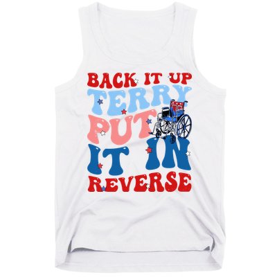 Back It Up Terry Put It In Reverse Funny 4th Of July Tank Top