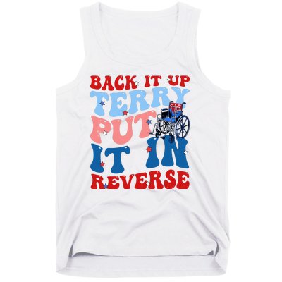 Back It Up Terry Put It In Reverse Funny 4th Of July Tank Top