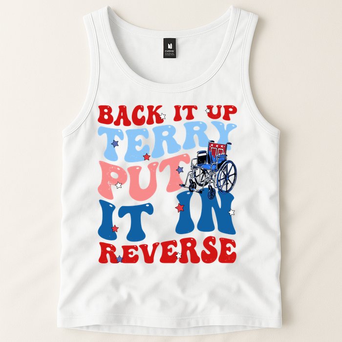 Back It Up Terry Put It In Reverse Funny 4th Of July Tank Top