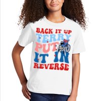 Back It Up Terry Put It In Reverse Funny 4th Of July Kids T-Shirt