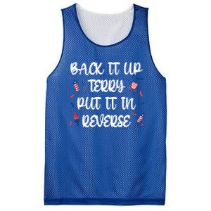 Back It Up Terry Put It In Reverse 4th Of July Gift Mesh Reversible Basketball Jersey Tank