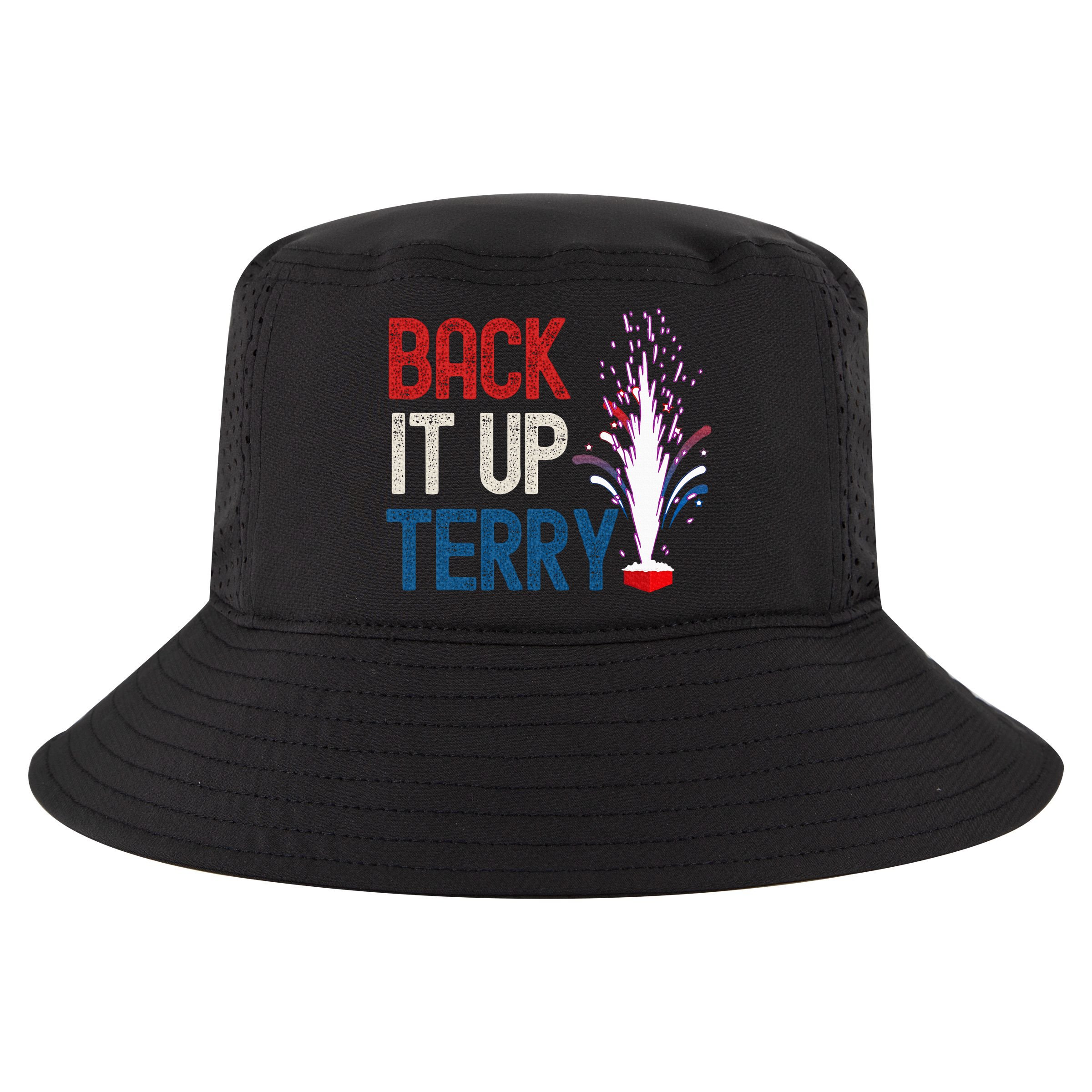 Back It Up Terry 4th Of July Cool Comfort Performance Bucket Hat