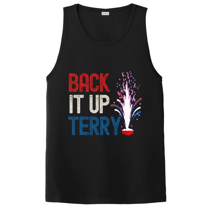 Back It Up Terry 4th Of July PosiCharge Competitor Tank