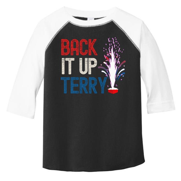 Back It Up Terry 4th Of July Toddler Fine Jersey T-Shirt