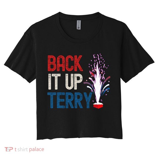 Back It Up Terry 4th Of July Crop Top