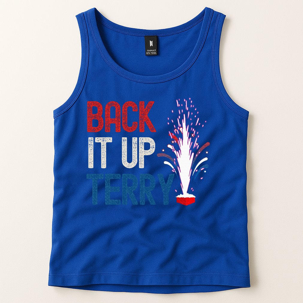 Back It Up Terry 4th Of July Tank Top