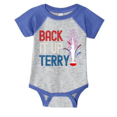 Back It Up Terry 4th Of July Infant Baby Jersey Bodysuit