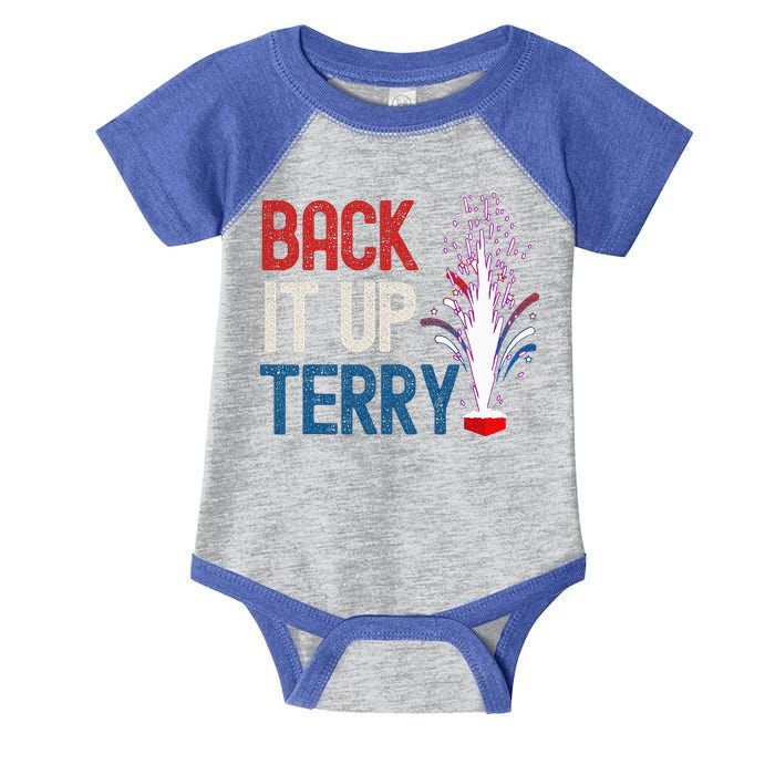 Back It Up Terry 4th Of July Infant Baby Jersey Bodysuit