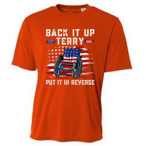 Back It Up Terry Put It In Reverse American Flag 4th Of July Gift Cooling Performance Crew T-Shirt