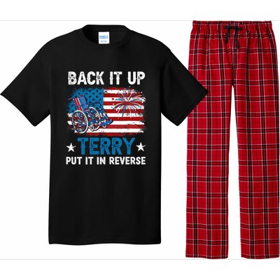 Back It Up Terry Put It In Reverse Usa Flag 4th Of July Meaningful Gift Pajama Set