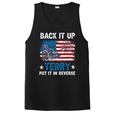 Back It Up Terry Put It In Reverse Usa Flag 4th Of July Meaningful Gift PosiCharge Competitor Tank