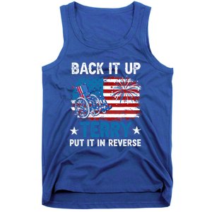 Back It Up Terry Put It In Reverse Usa Flag 4th Of July Meaningful Gift Tank Top