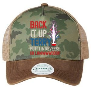 Back It Up Terry 4th Of July Funny Back It Up Terry Legacy Tie Dye Trucker Hat