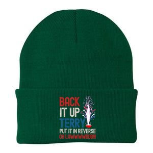 Back It Up Terry 4th Of July Funny Back It Up Terry Knit Cap Winter Beanie